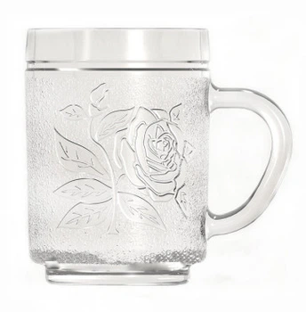 Чайная стеклянная чашка Uniglass Roses 250мл (40805-МС12ХВ/sl)