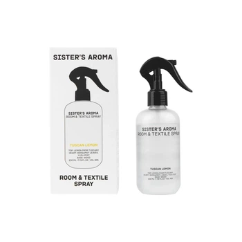 Освежитель воздуха Sister's Aroma Тосканский лимон Парфюмированный спрей для комнаты и текстиля 230 мл (4820227785919)