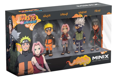 Набор фигурок Naruto Shippuden (Наруто, Сакура, Какаши, Итачи) — Minix 14811