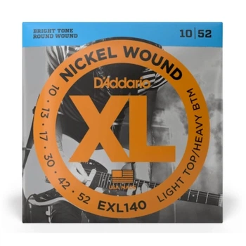 Струны для гитары D'Addario XL Nickel Wound Light Top / Heavy Bottom (10-52) (EXL140)