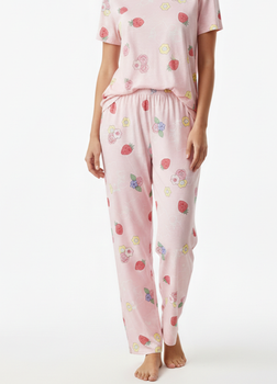 Пижамные хлопковые штаны Primark Printed Bottom Pyjama М Низ пижамы Розовый (8837)