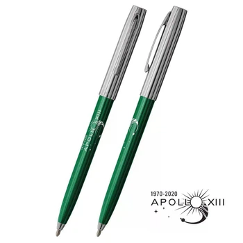 Автоматична ручка Fisher Space Pen Apollo 13 ,зеленый корпус+хром колпачок, черные чернила