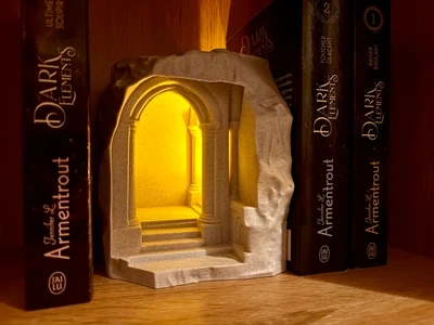 Декоративна вставка на книжкову поліцю book nook таємничий портал. Aivory