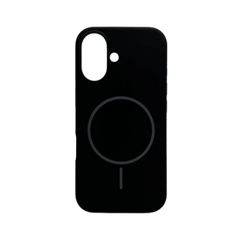 Чехол для смартфона Silicone Case Magnetic для Apple iPhone 16 Black