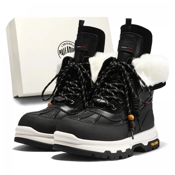 Чоловічі черевики Palladium Martin Boots Shell Fur V16 Black/White 44 Чорний 79726-003-M