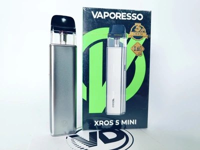 POD система Vaporesso XROS 5 Mini Kit 1500mAh Titanium Silver
