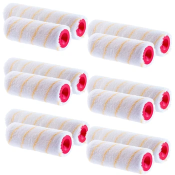 Набір валиків для фарбування Kadax Paxson 20 + 25 см x 6 шт. Жовті смужки (ZES5902730389187)