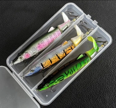 Набір Воблерів-квокерів Whopper Plopper Pike 13 см 16.7 грам 3 штуки + коробка