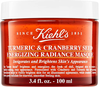 Маска для обличчя Kiehl's Turmeric & Cranberry Seed енергетична та освітлювальна 100 мл (3605971354960)