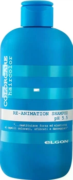 Восстанавливающий шампунь Elgon для поврежденных волос Colorcare Re-Animation Shampoо 300 мл