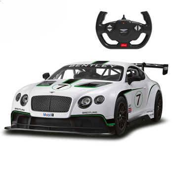 Машинка Bentley Continental GT3 белый RASTAR модель 1:14 Автомобиль на дистанционном управлении + пульт 2,4 ГГц