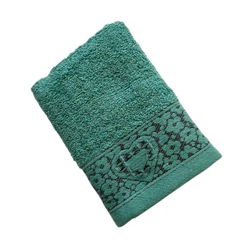 Полотенце кухонное (махровое), 35*70 см, бирюзовый, 1 шт, арт 020092