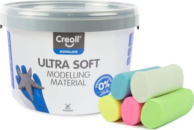 Набір для творчості Creall Ultra Soft Pastel 5 кольорів 1100 г 25935 (8714181259356)