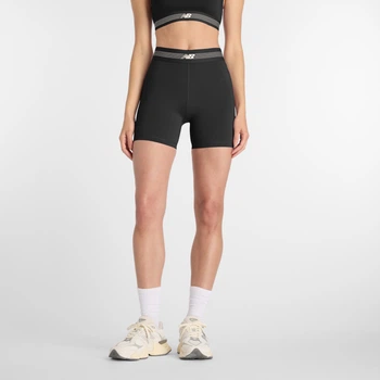 Женские черные шорты AC Fitted Short 5'' 36 (S) (WB61E4GEBK)