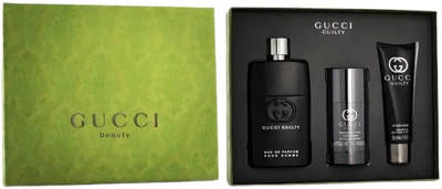 Набір для чоловіків Gucci Guilty Парфумована вода 90 мл + Гель для душу 50 мл + Дезодорант 75 мл (3616304957024)