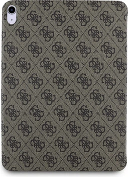 Etui z klapką Guess Magnetic 4G Big Logo do Apple iPad Air 13" 2024/2025 Brown (GUFC13RM24PS4SGW)