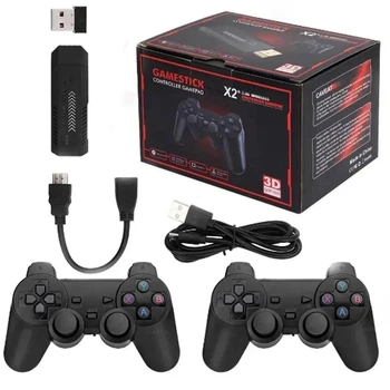 Ігрова приставка X2 Plus Gamestick з двома бездротовими джойстиками ∙ Gamepad-приставка X2 Plus 64GB з підтримкою 4K Ultra HD 56816/9