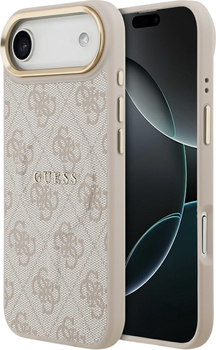 Панель Guess 4G PU Classic Logo MagSafe для Apple iPhone Air Pink (GUHMP17MP4MSEGCP)