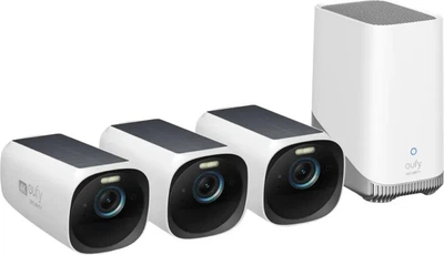 Комплект відеоспостереження Eufy Cam S330 3-Cam Kit (0194644111724)