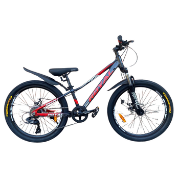 Велосипед AL 26" Royal RIO (рама-13") серо-красный 2025