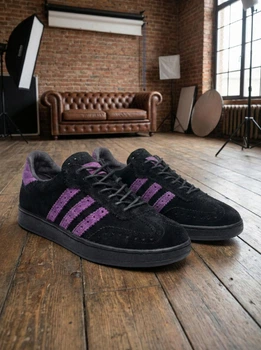 Чоловічі замшеві чорні кеди Legessy PULSE BLACK AND PURPLE 42р