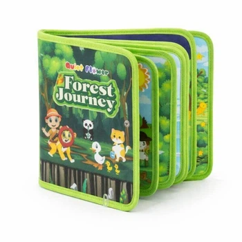 Фетровая мягкая развивающая книга-бизиборд Forest Journey C75324 для детей от 1 года