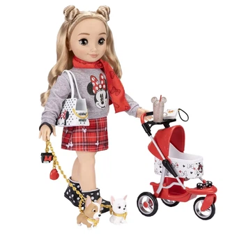 Лялька Мінні Маус та вихованці Disney ILY 4ever 18 Doll Inspired by Minnie Doggie Stroller
