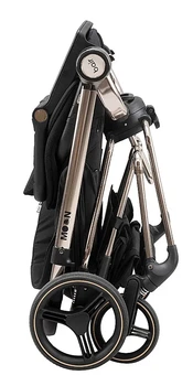 Коляска 2 в 1 Bair Moon Gold Edition MG-01 чорний