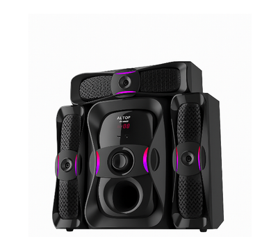 Акустична система ZPX ZX3070 мультимедійна 3.1, сабвуфер 80 Вт, Bluetooth, AUX, USB, SD