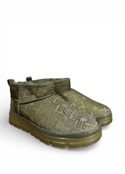 Уги UGG Classic Ultra Mini Monogram (s/n 1138433), Зелений, Розмір 36 (US 5), 22 см
