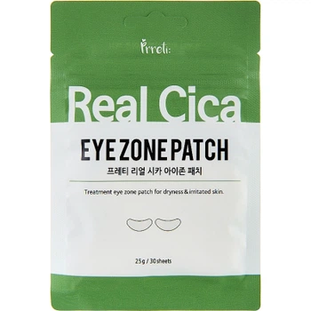 Патчи под глаза Prreti Real Cica Eye Zone Patch Тканевые 30 шт (8809738322574)
