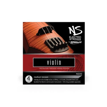 Струны для скрипки D'Addario NS Electric Violin String Set 4/4 Scale Medium Tension (NS310)