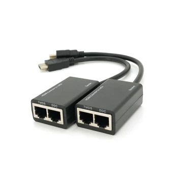 Адаптер HDMI extender passive 30m 2xCAT5E/6 Voltronic (YT-SEP HDMI/2P-30m)