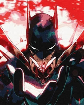 Картина по номерам WB Batman: Темный Рыцарь с красками метал KHO8718