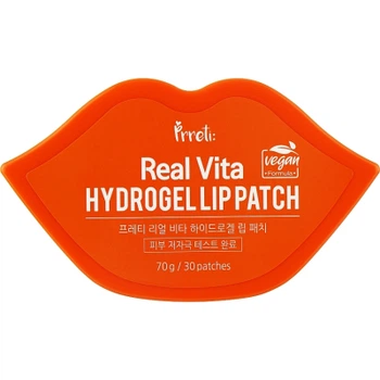 Патчи для лица Prreti Real Vita Hydrogel Lip Patch Для губ Увлажняющие 30 шт (8809738320884)