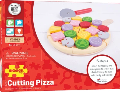 Ігровий набір Bigjigs Toys Піца 26 елементів BJ457 (0691621544570)