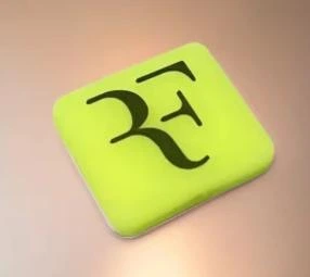 Амортизатор тенісної ракетки RF Federer F Letter Світло-жовтий