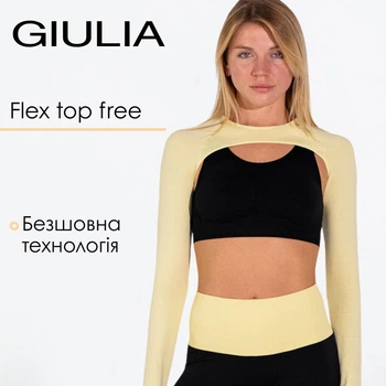 Fashions • Женский кроп-топ Isa Fashions XL черный (80585-ни