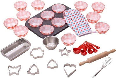 Zestaw do zabawy Bigjigs Toys do pieczenia młodego kucharza 23 elementy BJ605 (0691621246054)