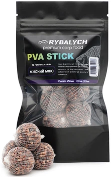 Готовые ПВА стики Rybalych Мясной бум 10шт (RYB-mPV107)
