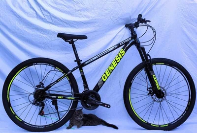Велосипед двоколісний спортивний Corso GS-27644 «Genesis» (колеса Ø27.5"/гума, рама: 15"/сталь, швидкостей: 21, обладнання SunRun)