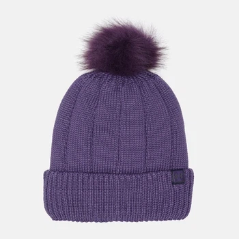 Жіноча в'язана зимова шапка Under Armour UA Around Town CGI Beanie One Size фіолетова