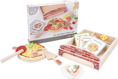 Zestaw do zabawy Dorjee Pizza Gurmet 20 elementów D3.014 (6973840431393)