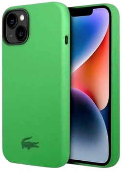 Etui Lacoste do iPhone 14 Plus Silicone Green (LCHCP14MSN)