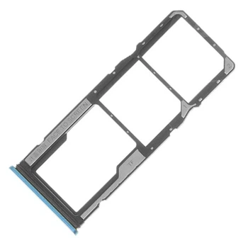 Держатель SIM-карты Xiaomi Redmi 10, С разъемом на карту памяти, Голубой - 245604