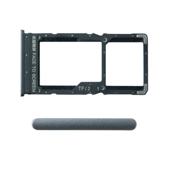 Держатель SIM-карты Xiaomi Redmi 10 2022, С разъемом на карту памяти, Серый - 385722