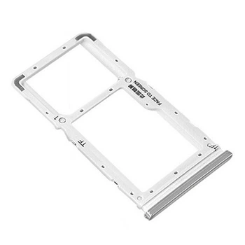 Держатель SIM-карты Xiaomi Redmi Note 8 / Redmi Note 8t, С разъемом на карту памяти, Серый - 207884