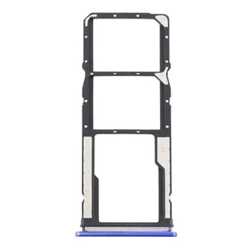 Держатель SIM-карты Xiaomi Redmi 9, С разъемом на карту памяти, Синий - 386198