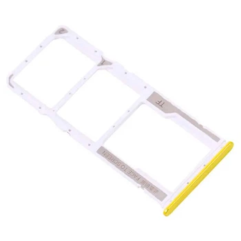 Держатель SIM-карты Xiaomi Poco M4 5G, С разъемом на карту памяти, Желтый - 355130