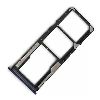 Держатель SIM-карты Xiaomi Redmi Note 9 Pro Max, С разъемом на карту памяти, Черный - 267550